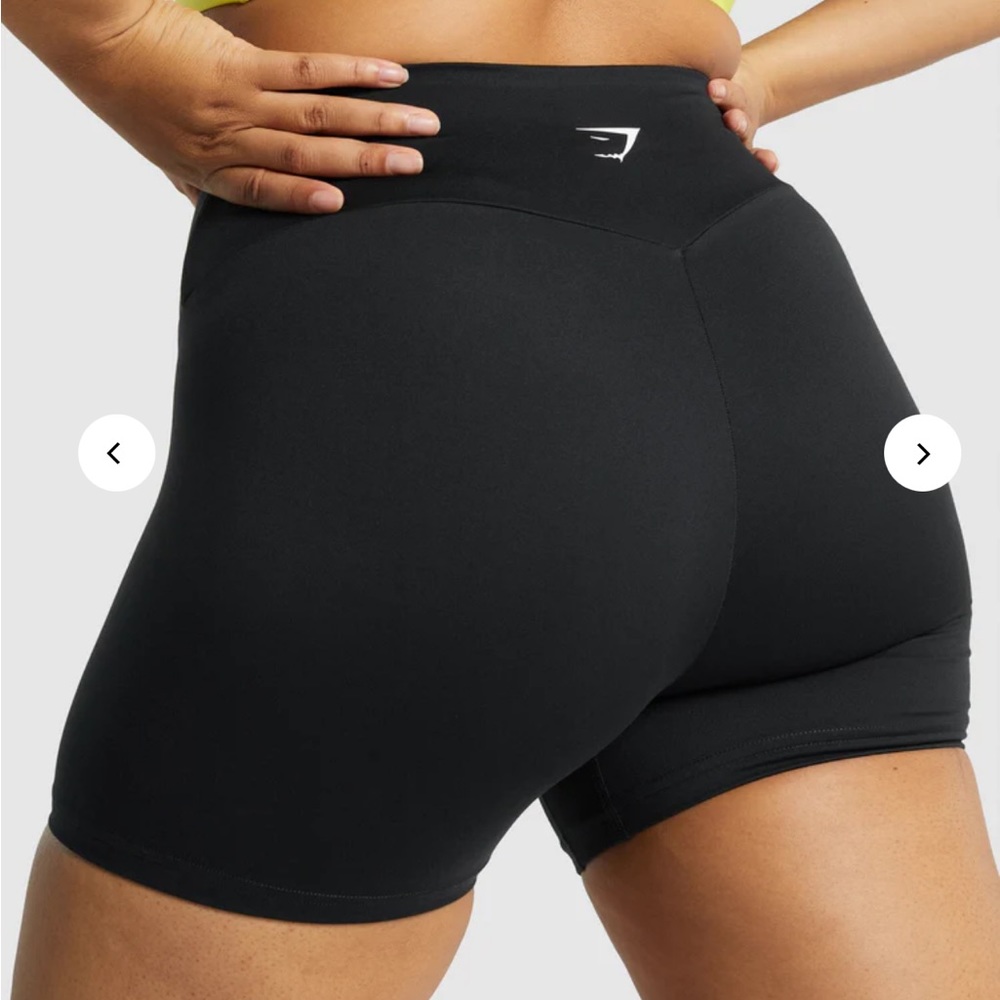Gymshark training shorts- black- size medium